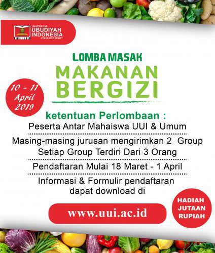 Lomba Masak Universitas Ubudiyah Indonesia Prodi Gizi