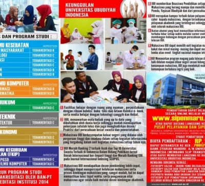 Pendaftaran Mahasiswa Baru UUI Tahun Akademik 2018-2019