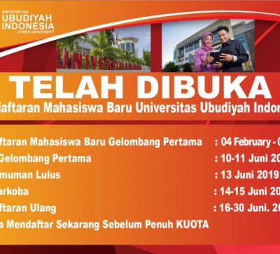 Penerimaan Mahasiswa Baru UUI Tahun Akademik 2019/2020